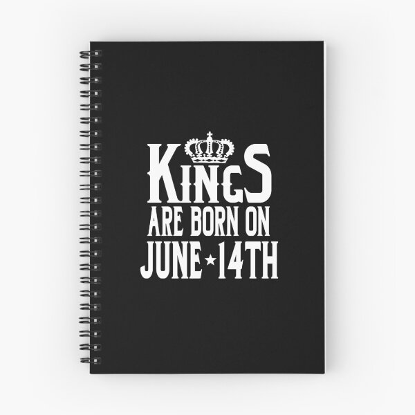 Item preview, Kings Are Born On June 14th Funny Birthday designed and sold by Tee Kaboom!.