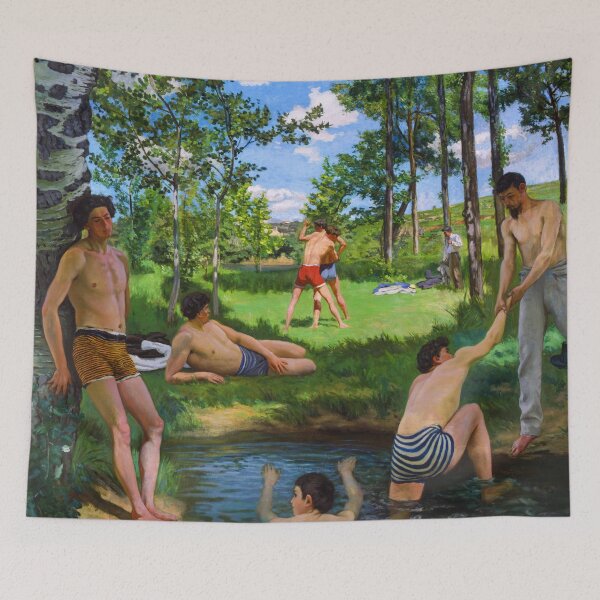 Item preview, Jean Frederic Bazille Summer Scene , Bathers, by Jean-Frédéric Bazille designed and sold by TeeARTHY.