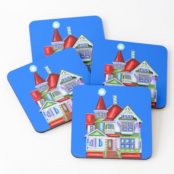 Item preview, Santa Hat Whimsical Victorian Christmas House designed and sold by Deborah Camp.