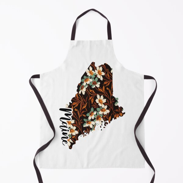 Item preview, Floral Map of USA States Maine - Map of Maine designed and sold by AmethystMurad.