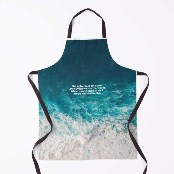 Item preview, Blue Ocean Waves crashing Beach Charbel Tadros Quote - Sea water designed and sold by SmallOrbit.