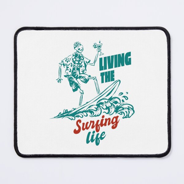 Item preview, Skeleton Living the Surfing Life designed and sold by OmmeDesigns.