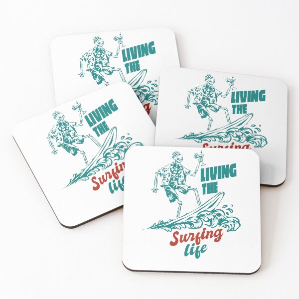 Item preview, Skeleton Living the Surfing Life designed and sold by OmmeDesigns.