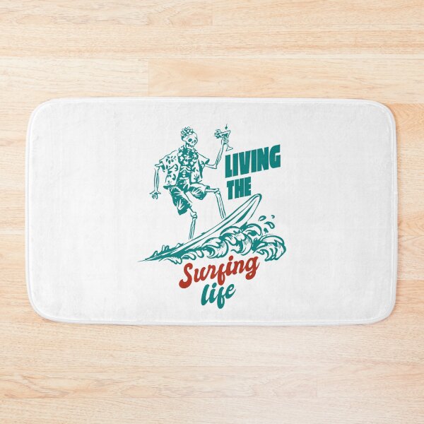 Item preview, Skeleton Living the Surfing Life designed and sold by OmmeDesigns.