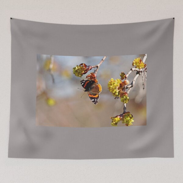 Item preview, Red Admiral In Spring designed and sold by Debbie Oppermann.