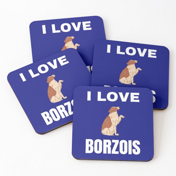Item preview, I love Borzois designed and sold by fev-rocks.