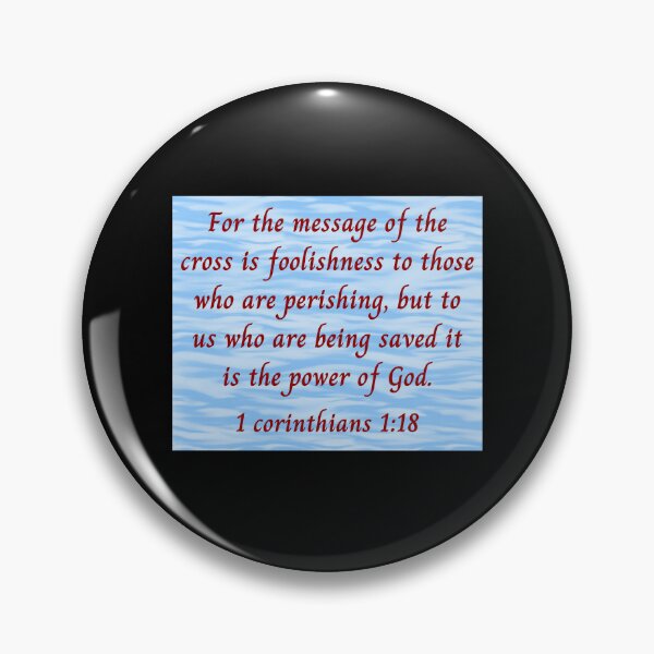 Item preview, Bible Verse 1 Corinthians 1:18 designed and sold by Prayingwarrior.