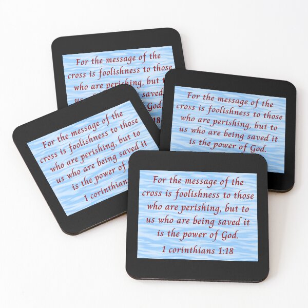 Item preview, Bible Verse 1 Corinthians 1:18 designed and sold by Prayingwarrior.