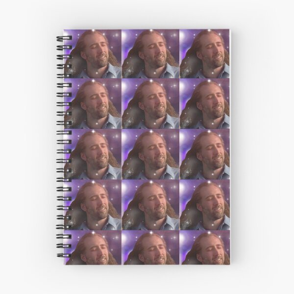 Item preview, Nicolas Cage Con Air Nic Cage uwu long hair daydream stars designed and sold by LunaWhiteNight.