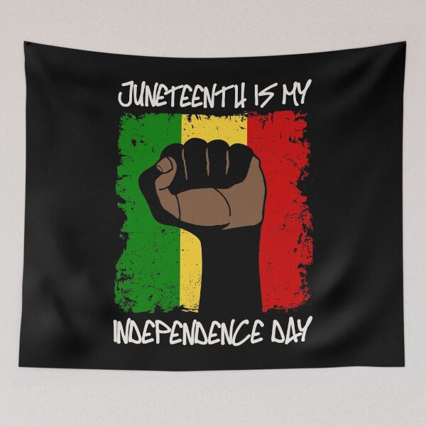 Item preview, Juneteenth Is My Independence Day 1865 Freedom Fist designed and sold by pixeljamz.