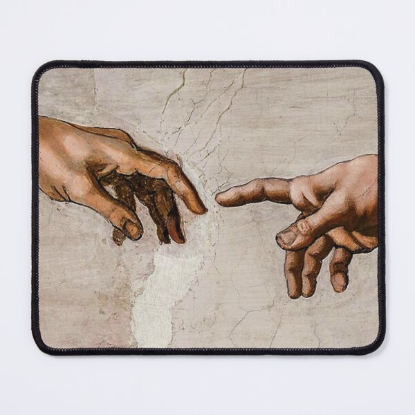 Item preview, Michelangelo - Hands of God the Father and Adam, Sistine Chapel Ceiling designed and sold by Olivia-One.