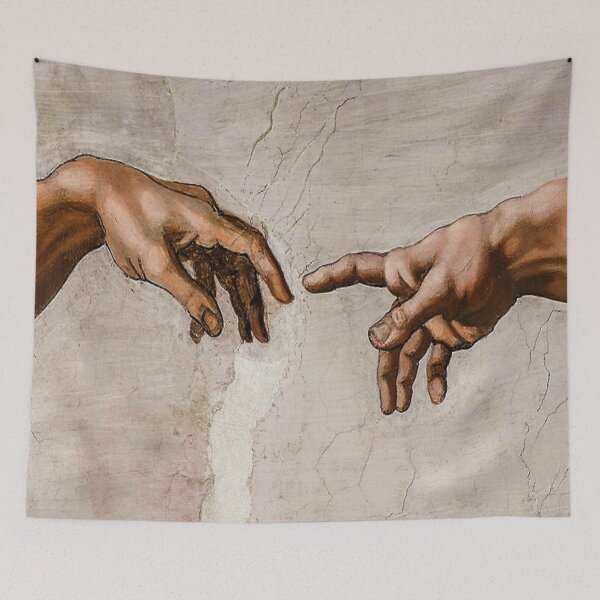 Item preview, Michelangelo - Hands of God the Father and Adam, Sistine Chapel Ceiling designed and sold by Olivia-One.