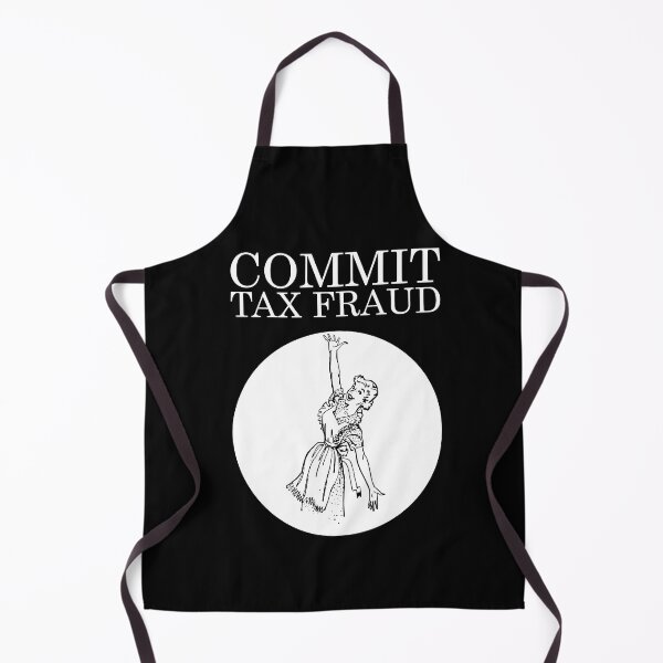 Item preview, Commit Tax Fraud Meme | Vintage Happy Apron Woman designed and sold by SomeDesignThing.