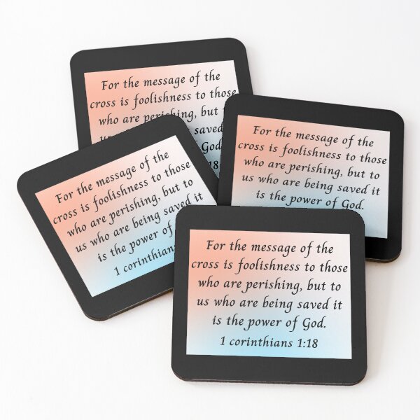 Item preview, Bible Verse 1 Corinthians 1:18 designed and sold by Prayingwarrior.