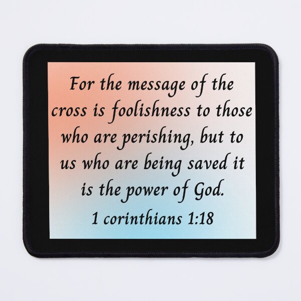 Item preview, Bible Verse 1 Corinthians 1:18 designed and sold by Prayingwarrior.