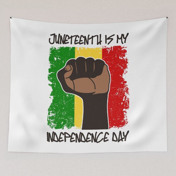 Item preview, Juneteenth Is My Independence Day 1865 Freedom Fist designed and sold by pixeljamz.