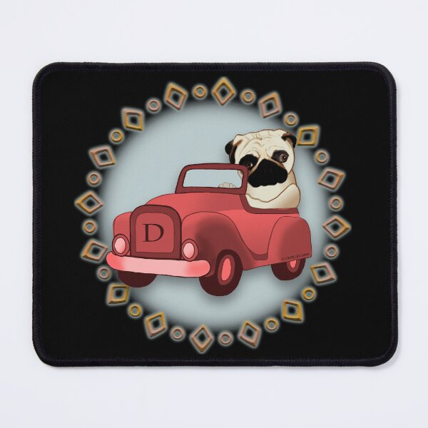 Item preview, Pug Dog Driving Car designed and sold by artmuvz.