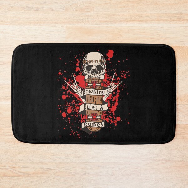 Item preview, Skateboard Breaking Rules & Bones designed and sold by OmmeDesigns.