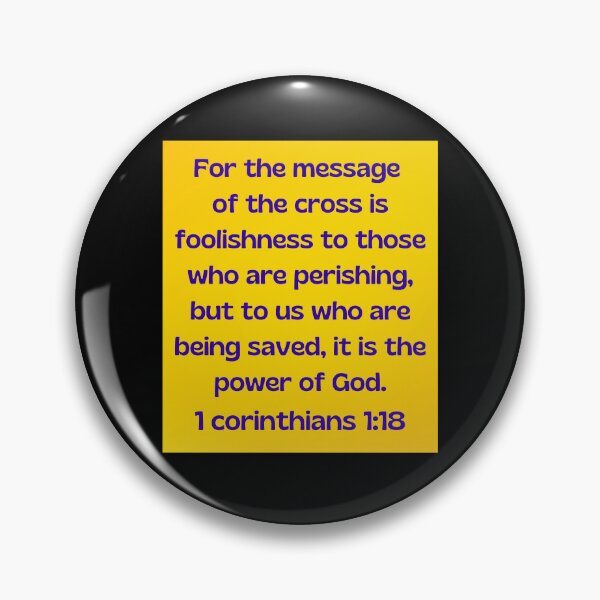 Item preview, Bible Verse 1 Corinthians 1:18 designed and sold by Prayingwarrior.