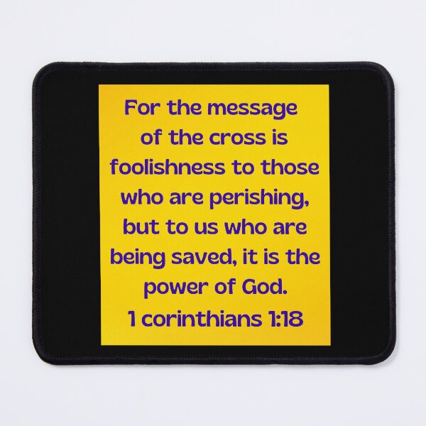 Item preview, Bible Verse 1 Corinthians 1:18 designed and sold by Prayingwarrior.