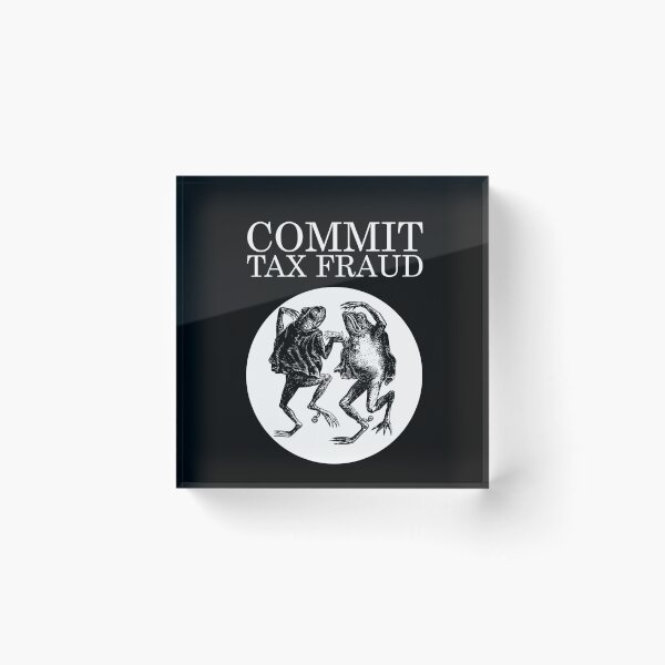 Item preview, Commit Tax Fraud Meme | Vintage Dancing Frogs designed and sold by SomeDesignThing.
