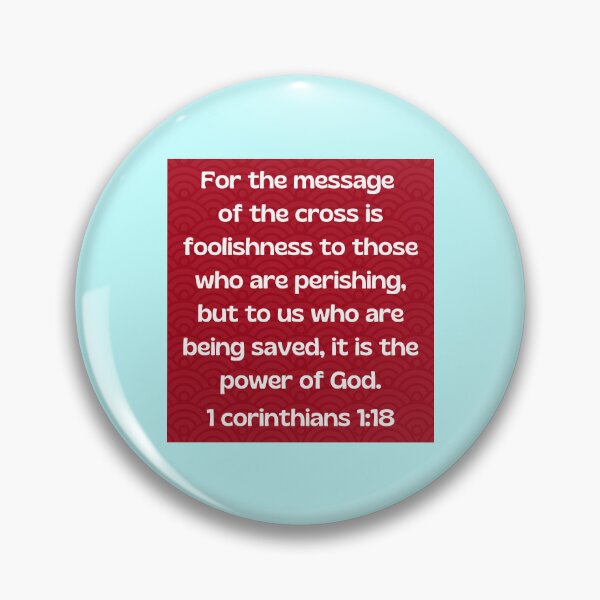 Item preview, Bible Verse 1 Corinthians 1:18 designed and sold by Prayingwarrior.
