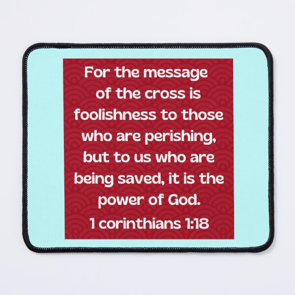 Item preview, Bible Verse 1 Corinthians 1:18 designed and sold by Prayingwarrior.