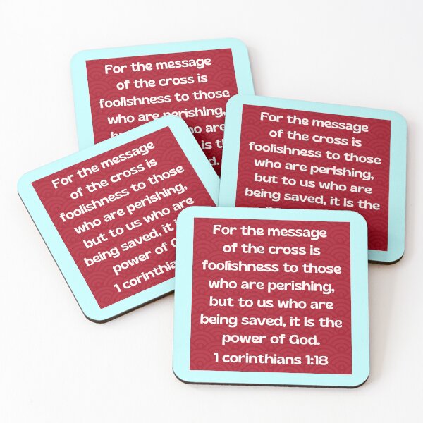 Item preview, Bible Verse 1 Corinthians 1:18 designed and sold by Prayingwarrior.