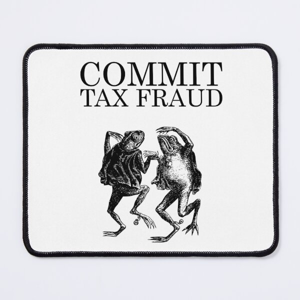 Item preview, Commit Tax Fraud Meme | Vintage Dancing Frogs designed and sold by SomeDesignThing.