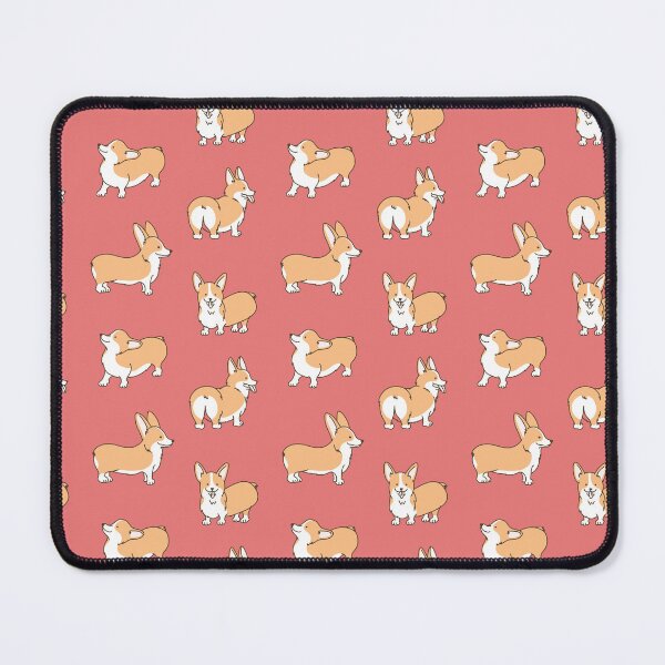 Item preview, Corgi butt dog bone pattern happy boy female male girl red designed and sold by SmallOrbit.