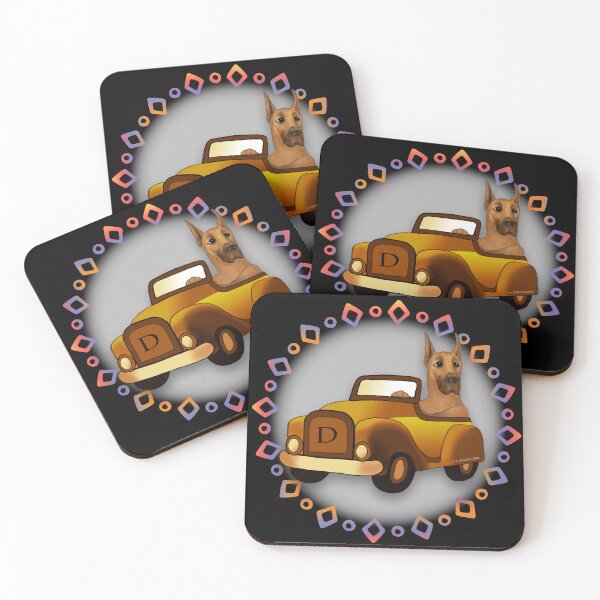 Item preview, Great Dane Dog Driving Car designed and sold by artmuvz.