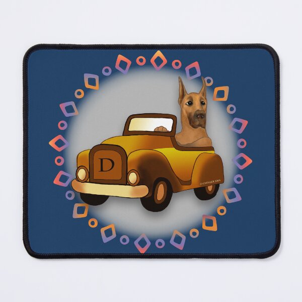 Item preview, Great Dane Dog Driving Car designed and sold by artmuvz.