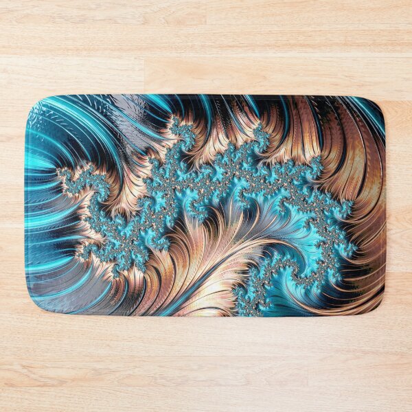 Item preview, Elegant Copper and Teal Fractal Four designed and sold by Elisabeth Lucas.