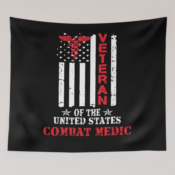 Item preview, Veterans Of the United States Combat Medic Veteran American Flag Patriotic 4th Of July designed and sold by ARTZ84.