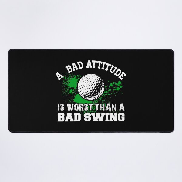 Item preview, Golf Shirt Bad Attitude Worst Than Bad Swing Golfer Gift Tee designed and sold by haselshirt.
