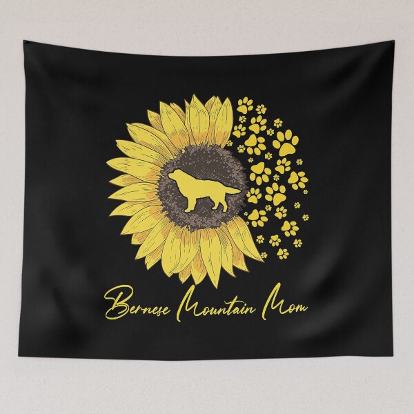 Item preview, Bernese Mountain Mom Sunflower Bernese Mountain Dog designed and sold by HardiKel.