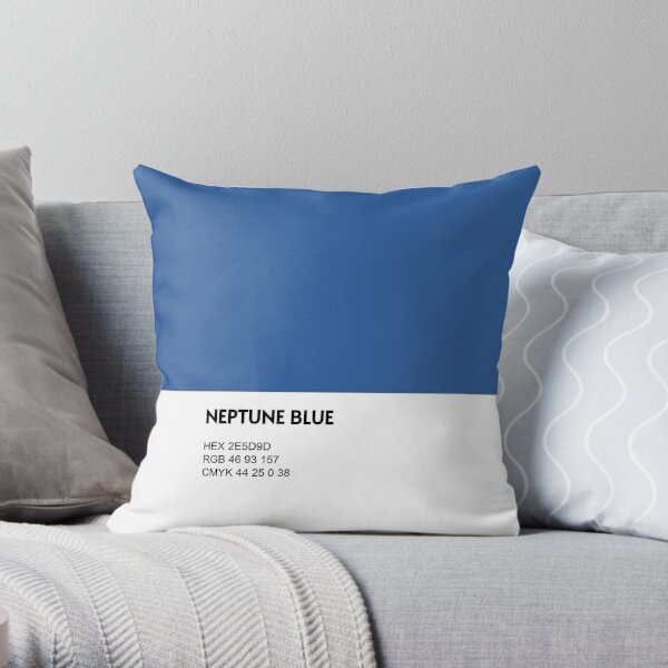 Pantone Midnight Blue Hex Standard Pillow Sham