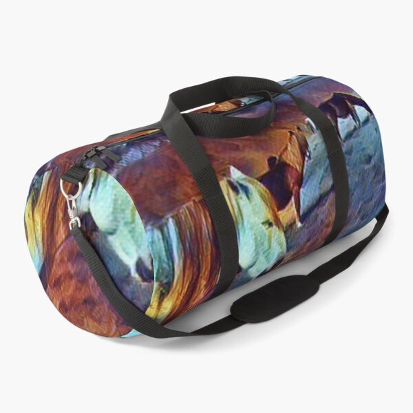 Item preview, A Herd of Horses Grazing on a Hill  designed and sold by No1Equestrian.