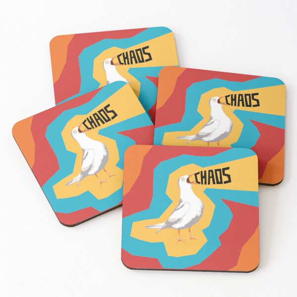 Item preview, Seagull chaos meme designed and sold by Captain Chromatic.