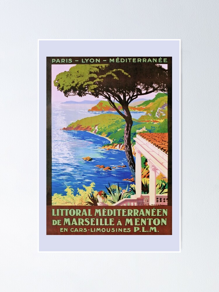 Affiche Vintage de Nice - Côte d'Azur