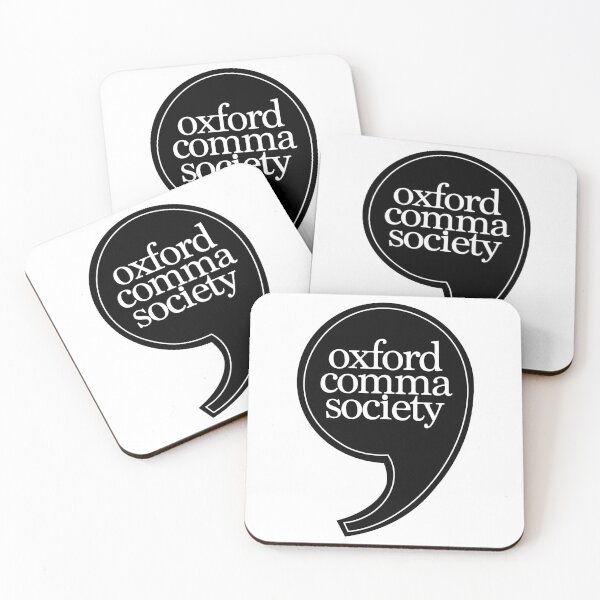Item preview, Oxford Comma Society designed and sold by Olivia Ossege.