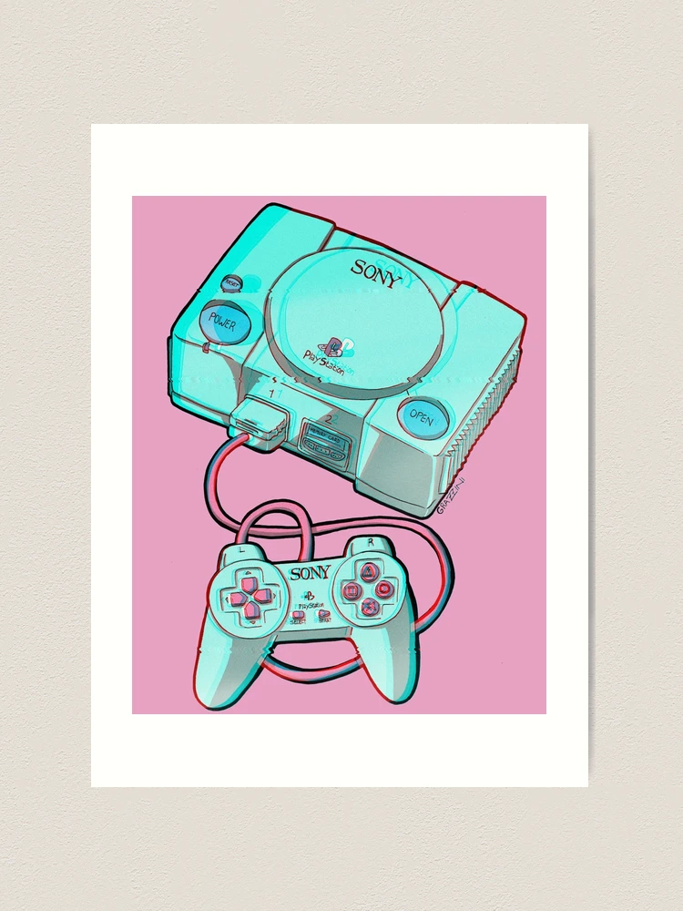 Vaporwave Playstation PSOne 