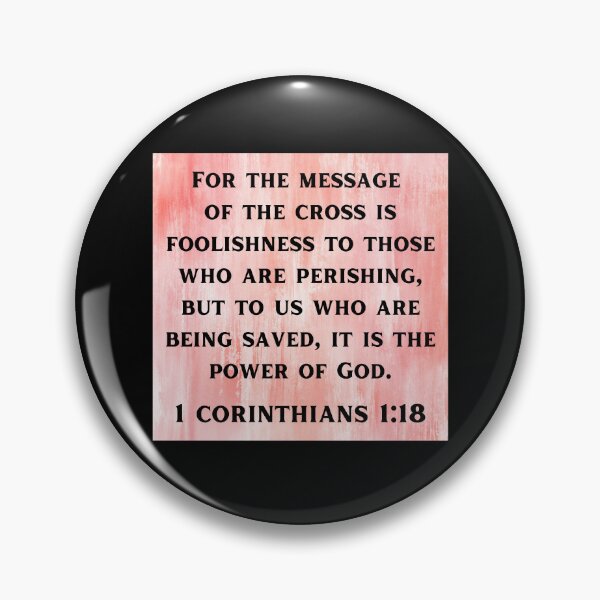 Item preview, Bible Verse 1 Corinthians 1:18 designed and sold by Prayingwarrior.