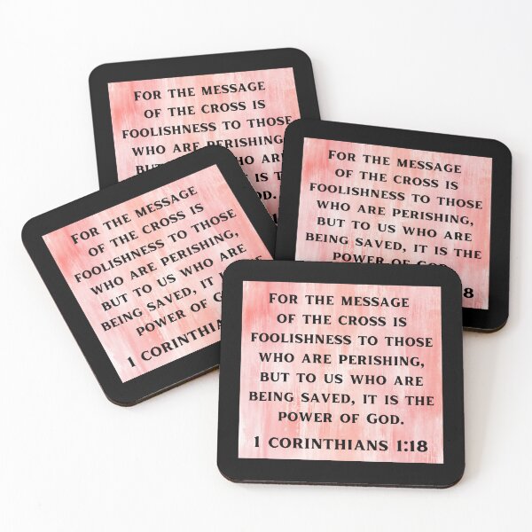 Item preview, Bible Verse 1 Corinthians 1:18 designed and sold by Prayingwarrior.