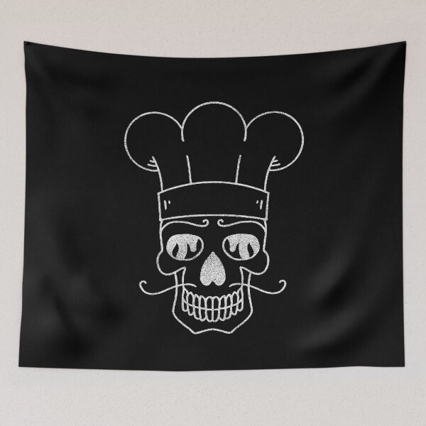 Item preview, Chef sugar skull designed and sold by TheLemonBox.