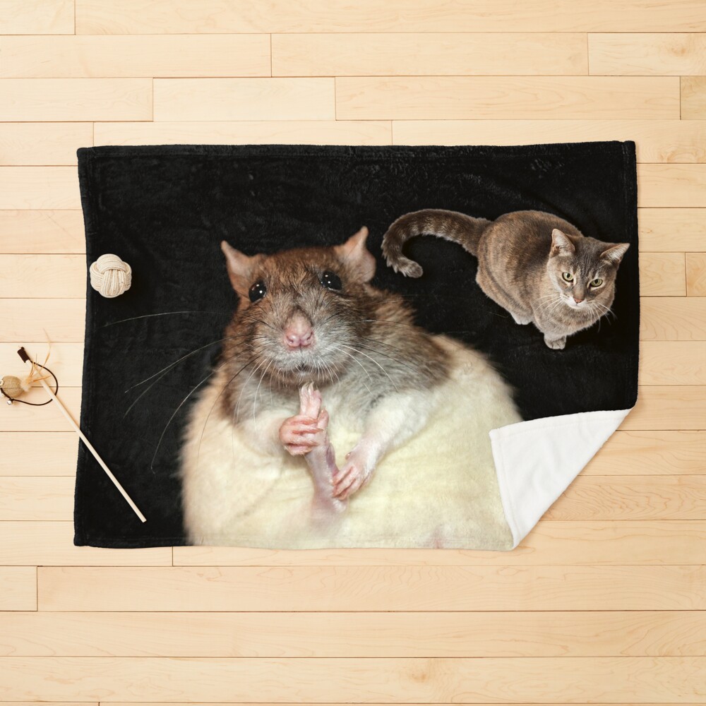 Cute rat Pet Blanket