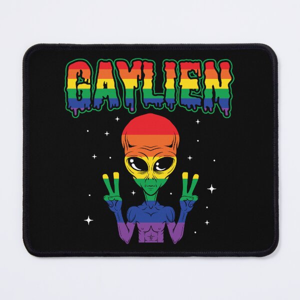 Item preview, LGBT Funny Gay Alien Gaylien Rainbow Pride Gift designed and sold by haselshirt.