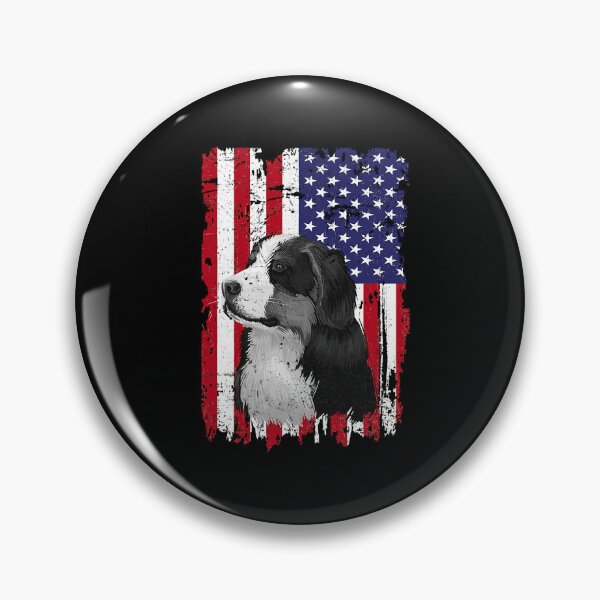 Item preview, Dogs 365 Distress American Flag Bernese Mountain Dog USA designed and sold by HardiKel.