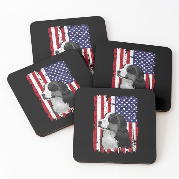Item preview, Dogs 365 Distress American Flag Bernese Mountain Dog USA designed and sold by HardiKel.