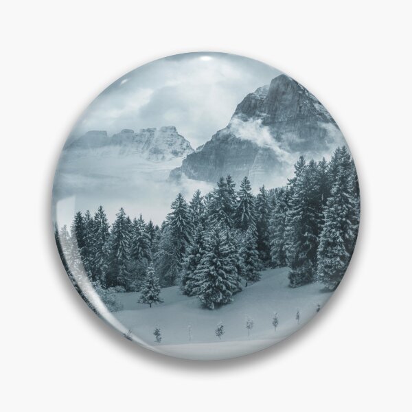 Item preview, Snowy Forest and Mountain designed and sold by NoCoffeeNoLife.
